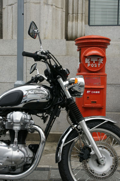 W650のポストカード風
