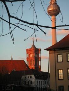 berlin sunset