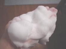 豆乳せっけんの泡