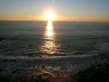 夕陽　2008．2.10