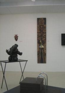 笑えるアート展 会場風景の一場面