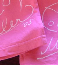 Ｔシャツサイン入り