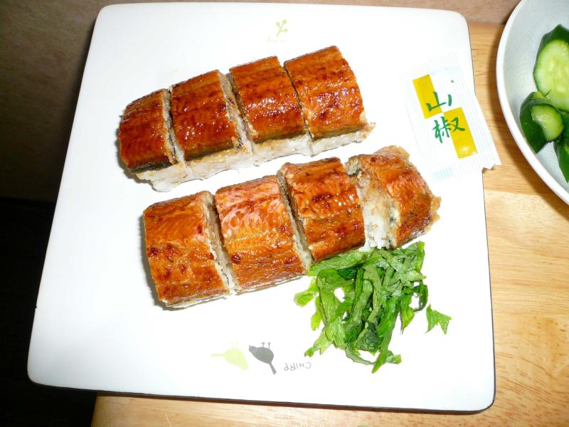 超簡単　うなぎの巻き寿司　レシピ