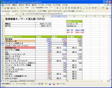 Excelクライアントレポートサンプル