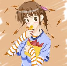 秋は焼き芋だね♪