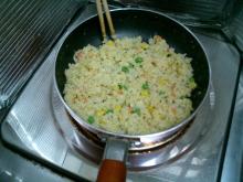 簡単チャーハン（炒める）