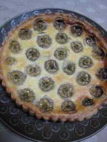 バナナチーズタルト