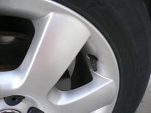 出張洗車　タイヤ・ホイール　施工前
