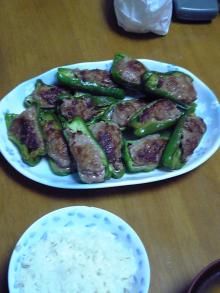 ピーマン肉詰め