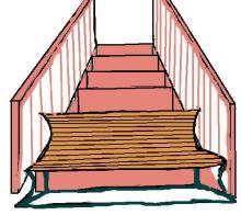 escalera y sillon