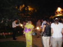 2005年7月7日の七夕「お願い、花火、幸福」