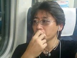 新幹線で