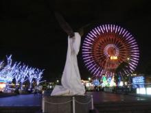 横浜みなとみらい２１の夜景