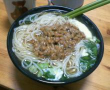 納豆そうめん