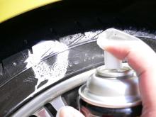 BMW_M3　タイヤコーティング