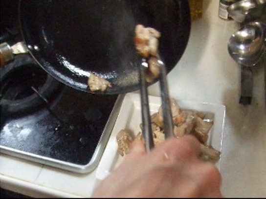 親子丼レシピ工程
