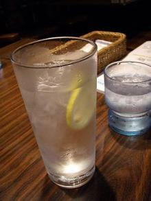 麦焼酎「一番札」の水割り