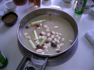 小肥羊火鍋のスープ