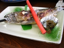 岩魚の塩焼き