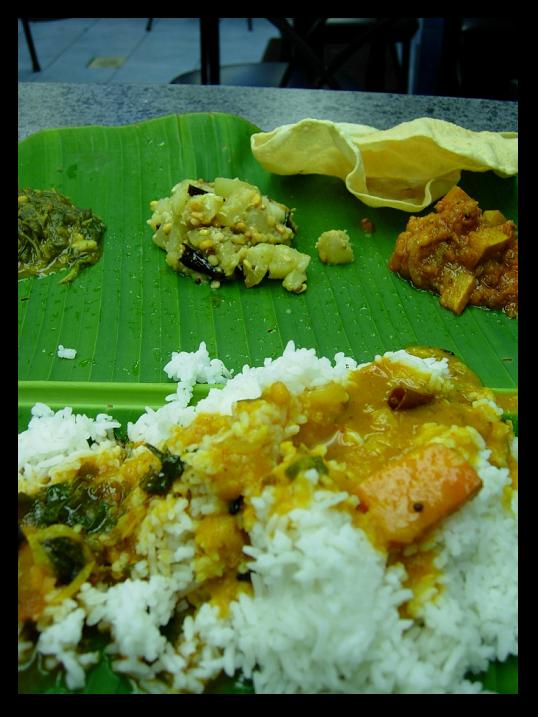 banana leaf curry