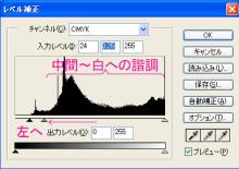 レベル補正(2)中間
