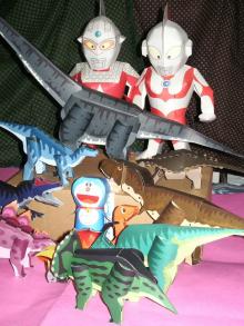 ウルトラマンと恐竜達