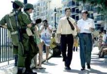 Eric Bana and Geoffrey Rush