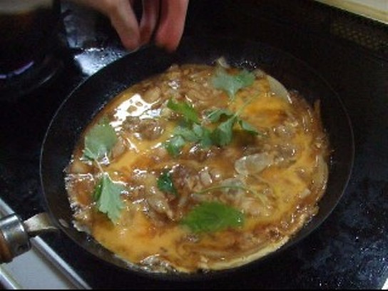 親子丼レシピ工程