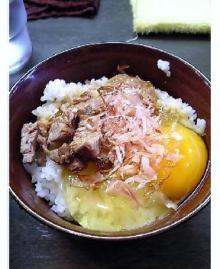 風来居 卵チャーシューごはん