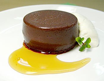 チョコレートのプリン