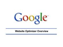 Google Website Optimizer