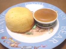 チーズフラン（右）＆パフケーキ（左）