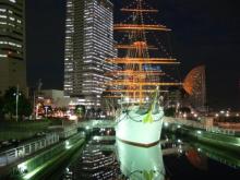 横浜みなとみらい２１の夜景