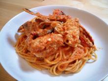 渡りガニパスタ