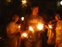 2005年7月7日の七夕「お願い、花火、幸福」