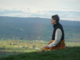 glastonbury meditator