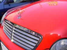 ベンツC240　ガラスコーティング　施工後