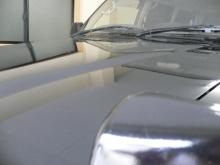 出張洗車　ランクル　ボンネット　作業後