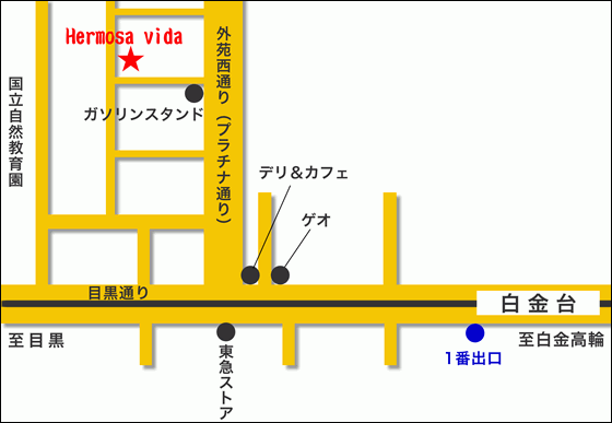 エルモッサ・ヴィダ　地図