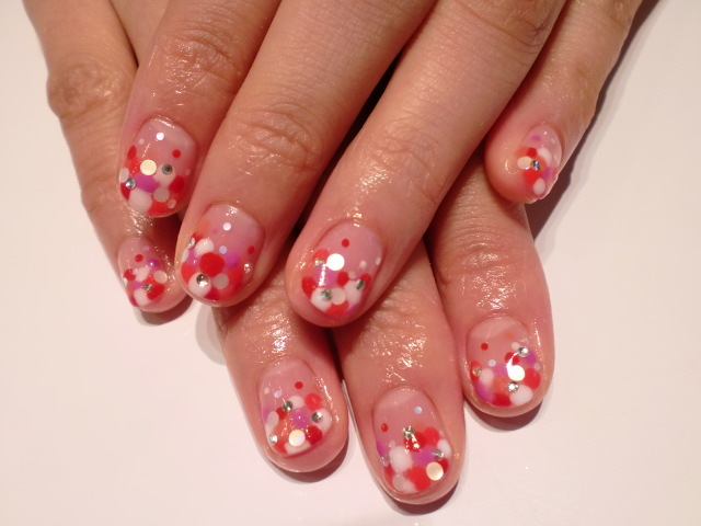 こんにちは★大人気のシャンティネイルです★