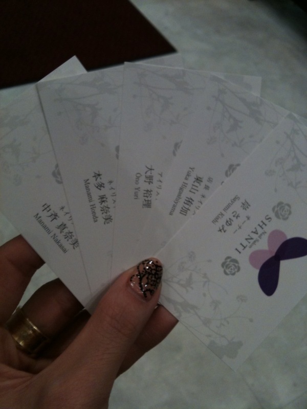 こんにちは★大人気のシャンティネイルです★