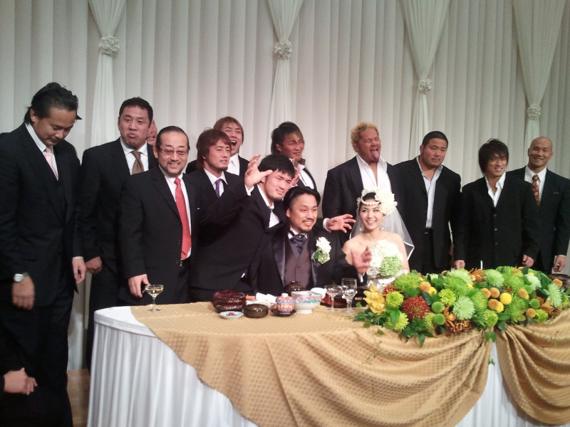 後藤洋央紀選手 結婚式 新世界秩序 New World Order