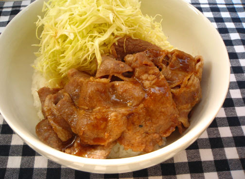 しょうが焼き丼_01