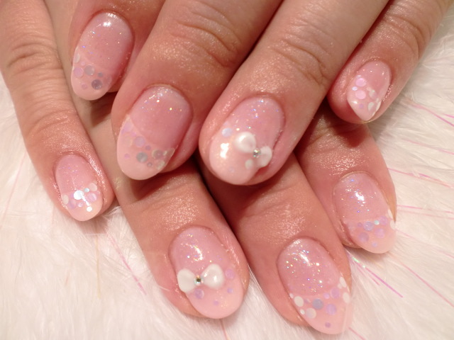 こんにちは★大人気のシャンティネイルです★