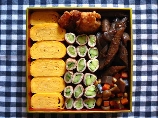 今日のお弁当 ⑫「きゅうりの豚バラ巻き」_01