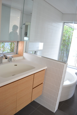 オーダーキッチンではじまるここちよい暮らし-お風呂と一体