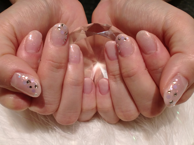 こんにちは★大人気のシャンティネイルです★