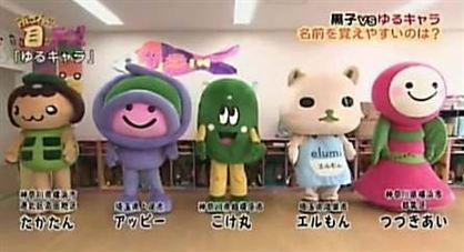 所さんの目がテン! ゆるキャラの科学