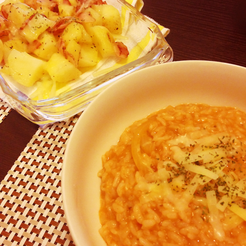 トマトリゾット＊じゃがベーコン