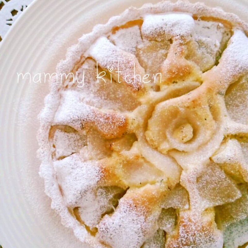 紅茶の梨タルト♬